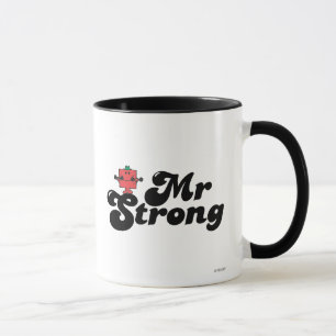 Mr. Strong   Weights & Bubble Lettering Mug