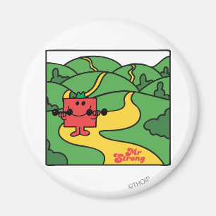 Mr. Strong Woodland Workout Magnet
