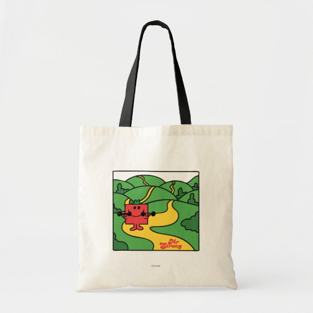 Mr. Strong | Woodland Workout Tote Bag (Front)