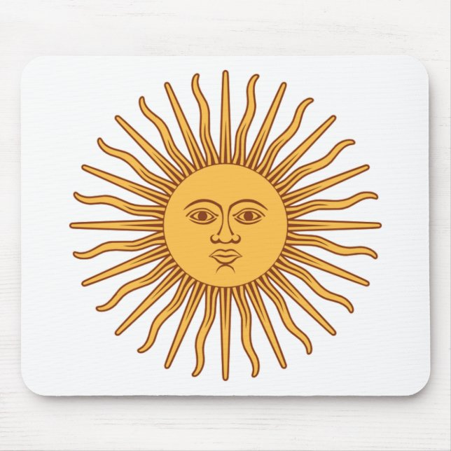 Mr Sun Mouse Pad (Front)