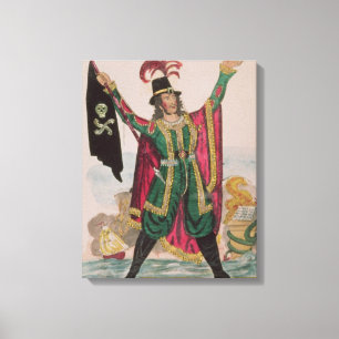 Mr.T.P.Cooke in the role of the Flying Dutchman Canvas Print