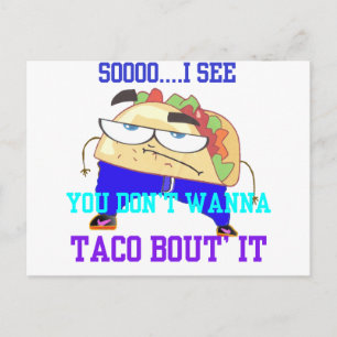 Mr. Taco Postcard