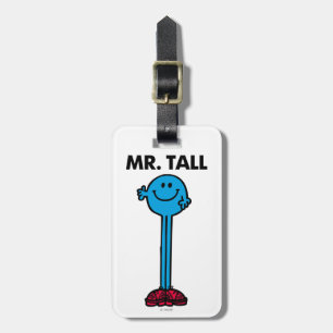 Mr. Tall Standing Tall Luggage Tag