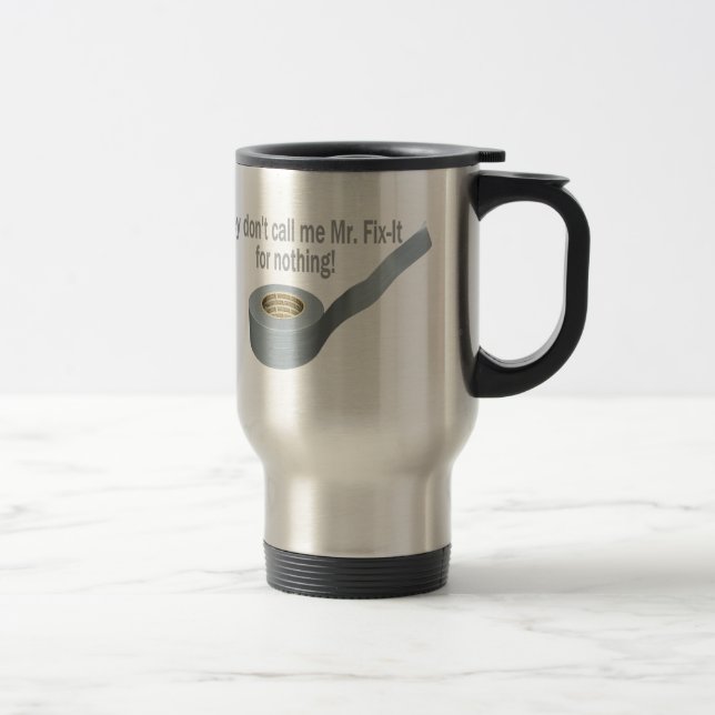 Mr Tape Fix It Travel Mug (Right)