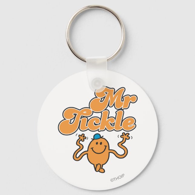 Mr. Tickle | Jiggling Arms Key Ring (Front)