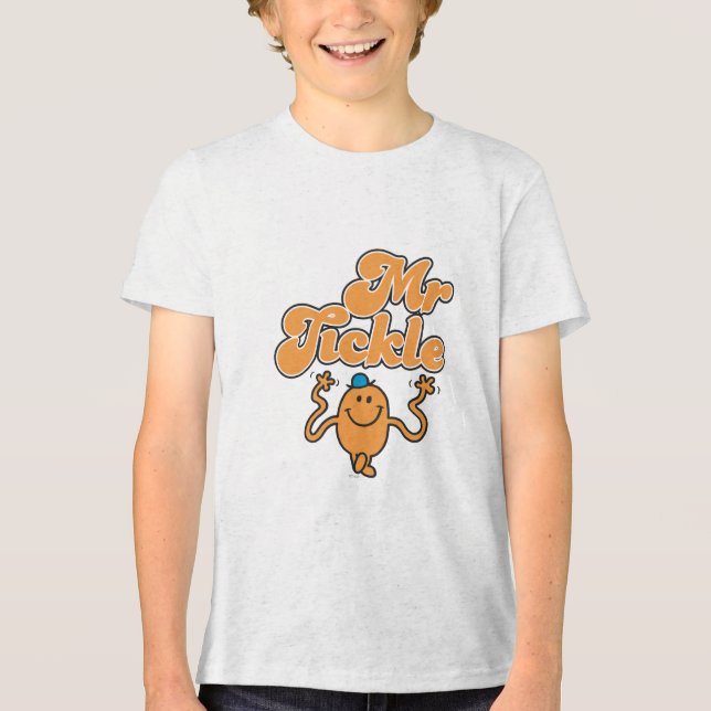 Mr. Tickle | Jiggling Arms Tri-Blend Shirt (Front)