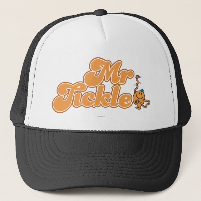Mr. Tickle | Long Wave Hello Trucker Hat (Front)