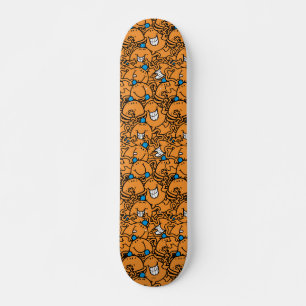 Mr Tickle Orange Tickle Pattern Skateboard