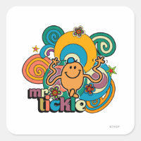 Mr. Tickle | Psychedelic Swirls, Stars, & Flowers
