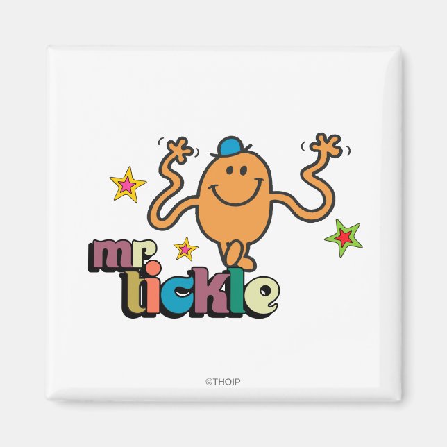 Mr. Tickle | Sparkling Stars Magnet (Front)