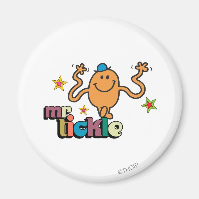 Mr. Tickle | Sparkling Stars Magnet (Front)