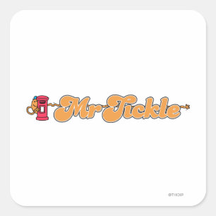 Mr. Tickle   Staying Hidden Square Sticker