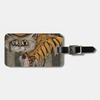 Mr. Tipps Steampunk Cat Fairy Luggage Tag