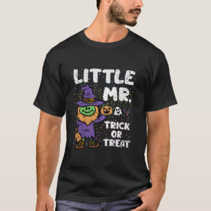 Mr Trick Or Treat Halloween Costume Spooky Little T-Shirt