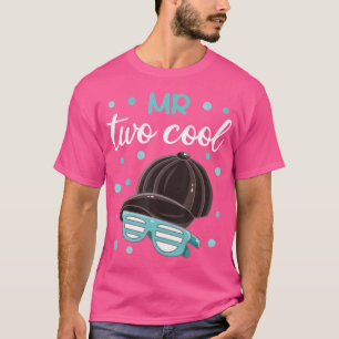 Mr. Two Cool Outfit Boy 2Nd Birthday Party Hip-Hop T-Shirt
