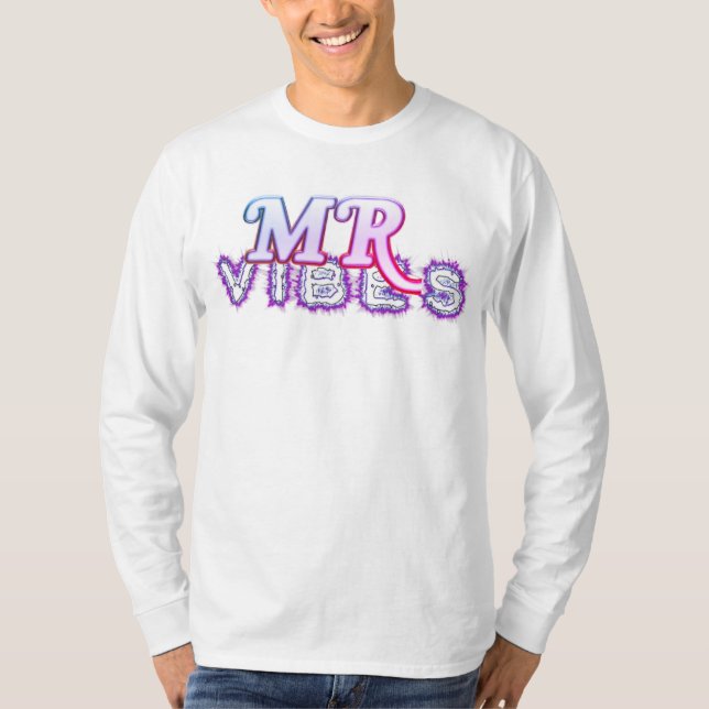 Mr. Vibes Stylish Basic Long Sleeve Red T-Shirt ( (Front)