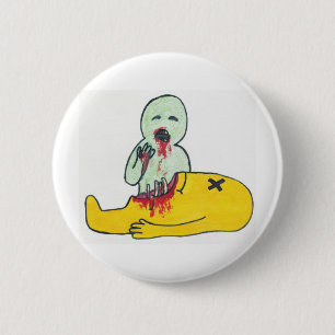 mr walking dead 6 cm round badge
