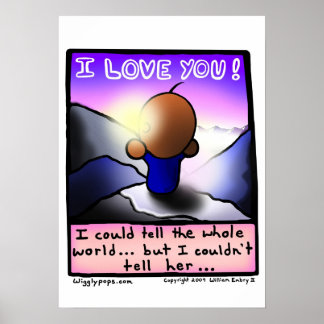 Mr. Wigglypops I Love You Poster