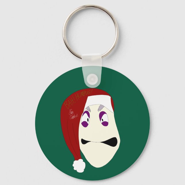 Mr. Williams Bah Humbug xmas Key Ring (Front)