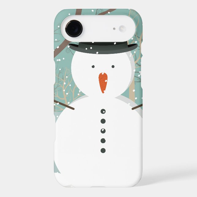 Mr. Winter Snowman Case-Mate iPhone Case (Back)