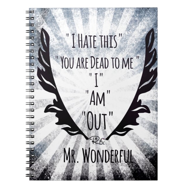 MR.Wonderful.jpeg Spiral Notebook (Front)