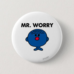 Mr Worry Classic 6 Cm Round Badge
