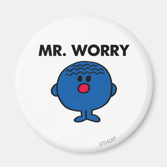 Mr Worry Classic Magnet (Front)