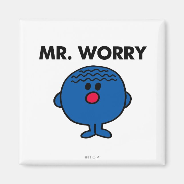 Mr Worry Classic Magnet (Front)