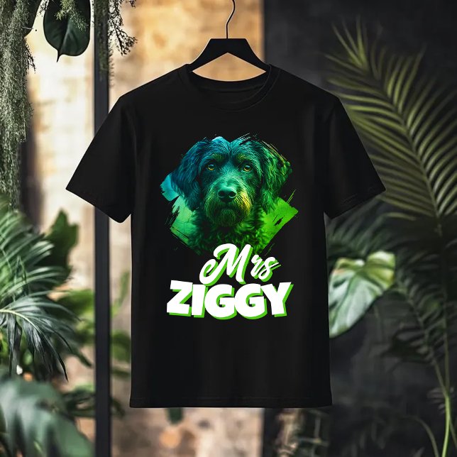 Mr. Ziggy Personalized Dog Photo,Custom Pet Lover T-Shirt (Creator Uploaded)