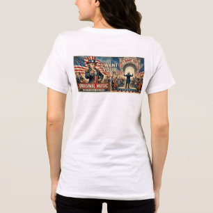 MrBeats as Uncle Sam  Tri-Blend Shirt