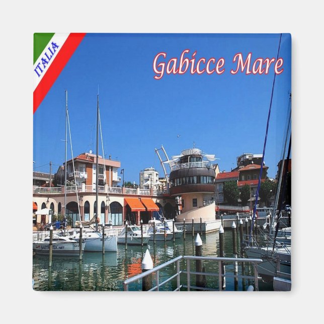 MRC018 GABICCE MARE, Marche, Italy, Fridge Magnet (Front)