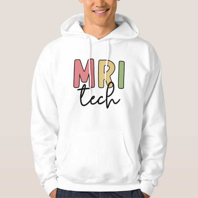 MRI Tech | MRI Technologist Radiology Technician Hoodie (Front)