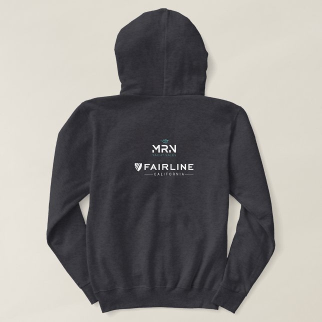 MRN - Fairline CA - Men's Grey Hoodie (Design Back)
