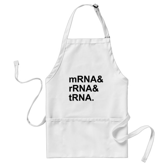 mRNA rRNA tRNA | Types of RNA Standard Apron (Front)
