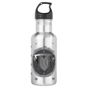 Mrs. 10th Tin Wedding Anniversary Heart Emblem 532 Ml Water Bottle