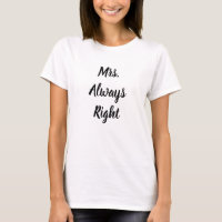 Mrs. Always Right