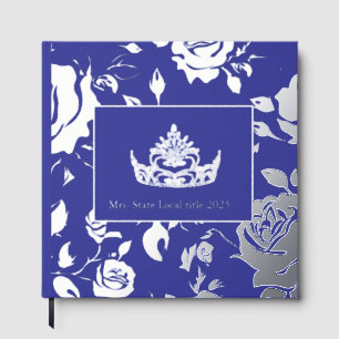 Mrs. America like Crown Foil Roses Scrapbook Guest Book