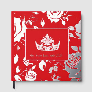 Mrs. America like Crown Foil Roses Scrapbook Guest Book