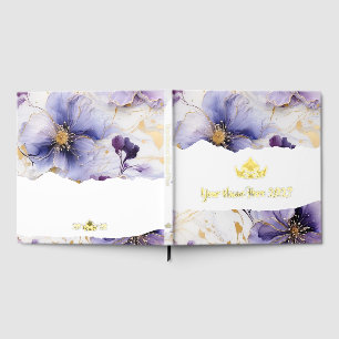 Mrs. America Like Crown Foil Scrapbook  Guest Book