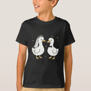 Mrs And Mr Silly Goose Wedding Party Funny 1 T-Shirt