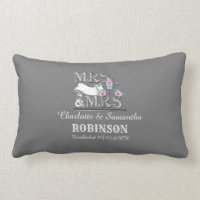 Mrs and Mrs Personalised Lesbian Wedding Gift
