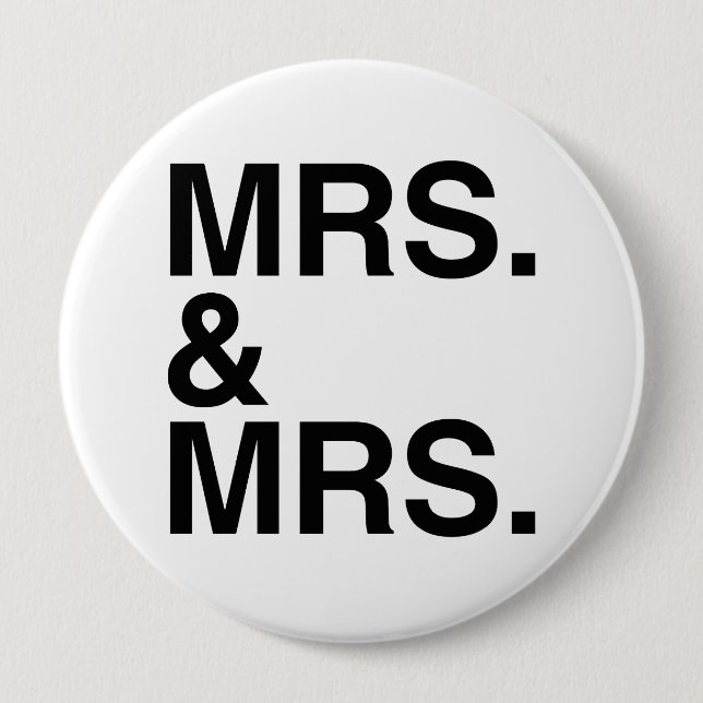MRS. AND MRS. -.png 10 Cm Round Badge (Front)