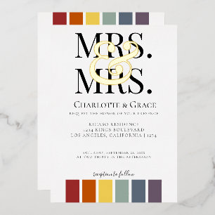 Mrs and Mrs Rainbow Gay Elegant Wedding
