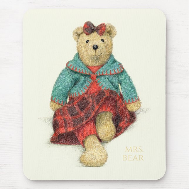 MRS. BEAR Mouse Pad (Front)