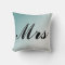 Mrs. Beautiful Blue and White Gradient Mr and Mrs