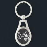 Mrs Biker honeymoon chalkboard wifey Key Ring<br><div class="desc">modern cute chalkboard honeymoon wifey gifts,  wifey decoration,  wifey accessories,  wifey design for bridal shower gifts,  wedding gifts,  bachelorette gifts, </div>