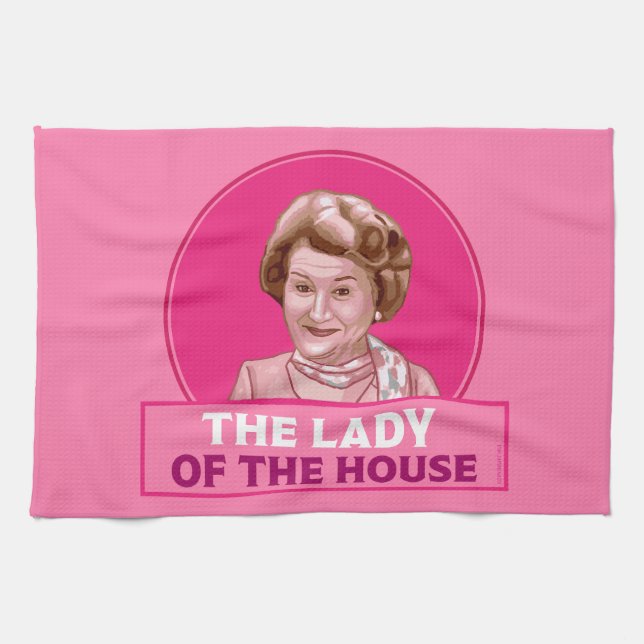 Mrs Bucket - Keeping Up Appearances Tea Towel (Horizontal)
