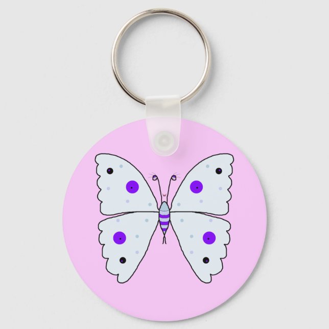 Mrs Butterfly Key Ring (Front)
