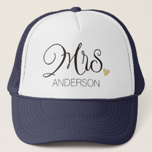 Mrs. Calligraphy Personalised-3 Trucker Hat