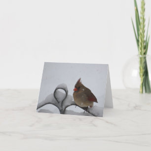 Mrs. Cardinal Notecard - Blank Inside